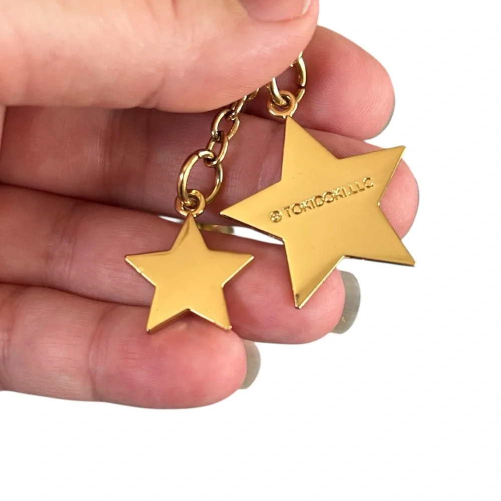Tokidoki Stellina Unicorno 3D Bag Charm Gold Tone Stars Hardware Kawaii Sealed